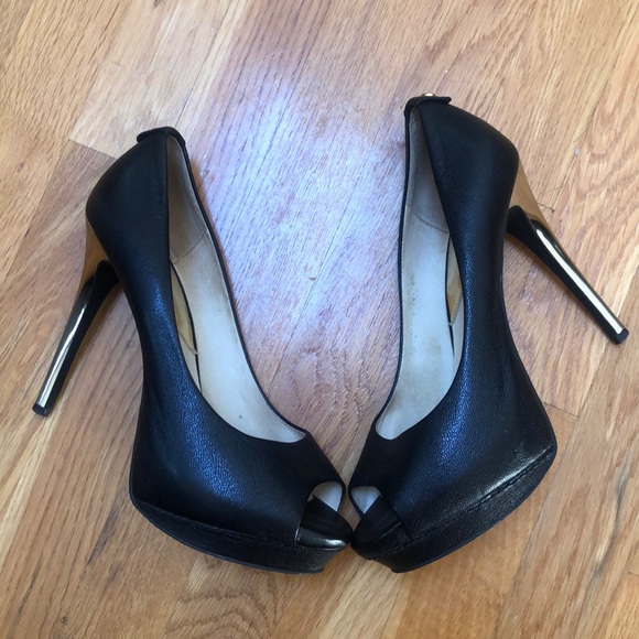 MICHAEL Michael Kors Black Peeptoe Platform heels - Picture 9 of 10